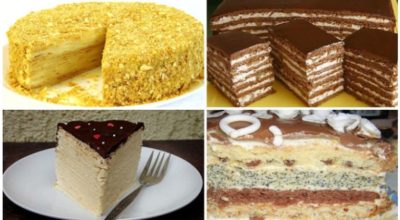 5 самых вкусных домашних тортов. Отличная подборка, которую стоит сохранить