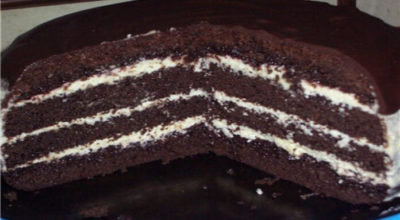 Невероятный торт Шоколад на кипятке готовится мега быстро, в духовом шкафу растет прямо на глазах